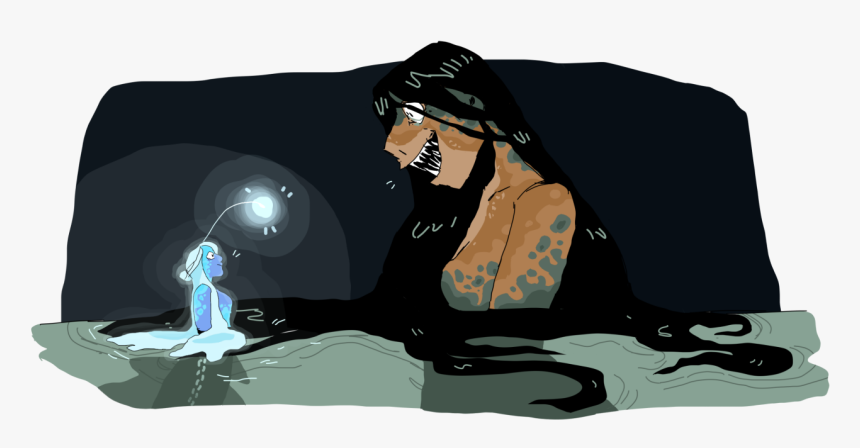 Realistic Transparent Mermaid Tumblr Png Realistic - Illustration, Png Download