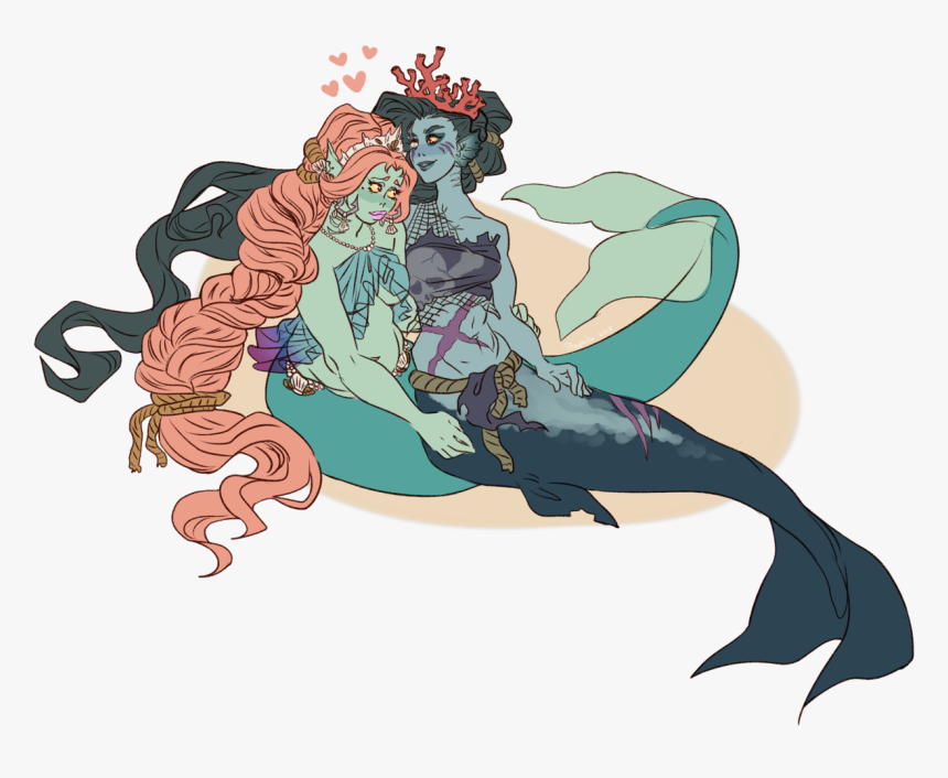 Mermaid Art, HD Png Download