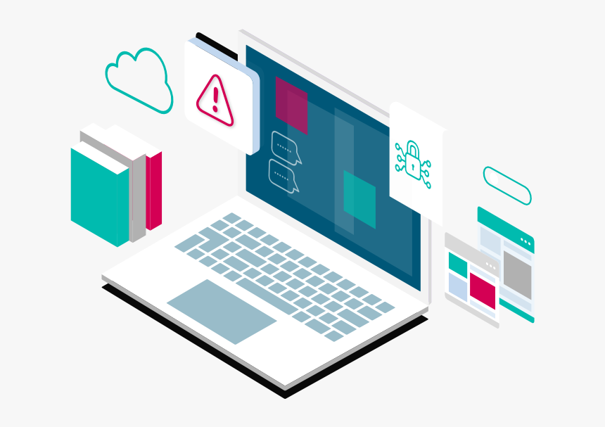 Laptop Illustration, HD Png Download