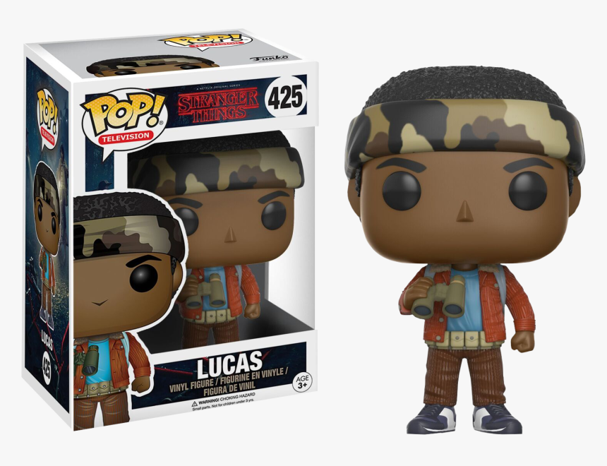 Funko Pop Stranger Things Lucas, HD Png Download