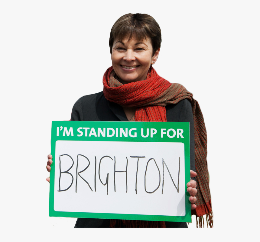 Caroline Lucas Brighton, HD Png Download