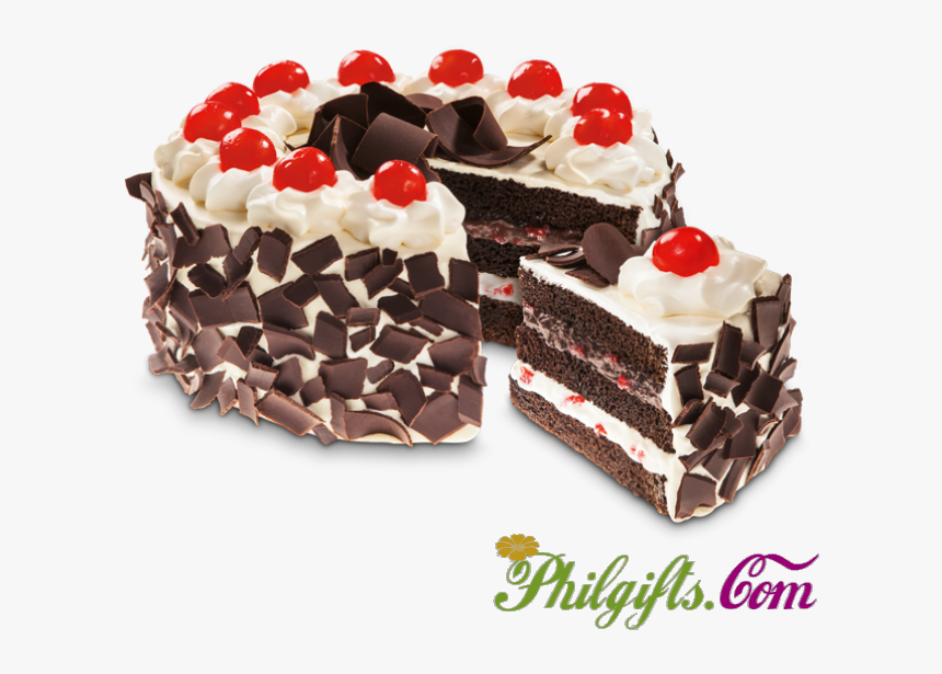 Black Forest Cake - Black Forest Red Ribbon, HD Png Download