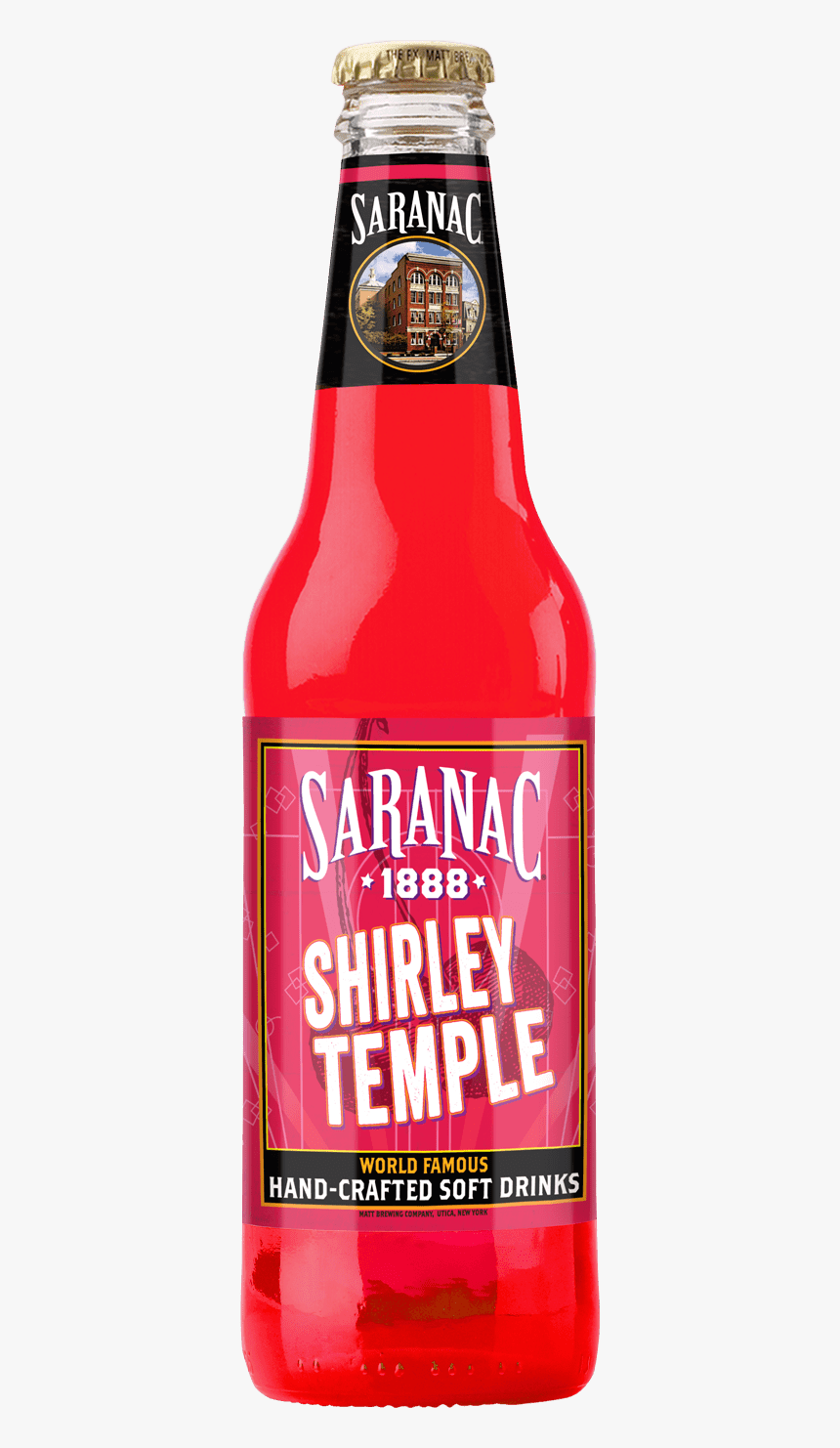 Saranac 1888 Shirley Temple Bottle - Saranac Sodas, HD Png Download