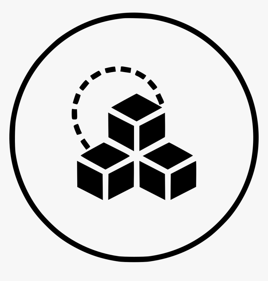 Three Box Boxes Cube Cubic Rubik Design Inspiration - Building Blocks Icon Vector, HD Png Download