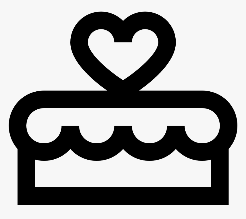 Wedding Cake Clipart Icon - Transparent Birthday Icon Png, Png Download