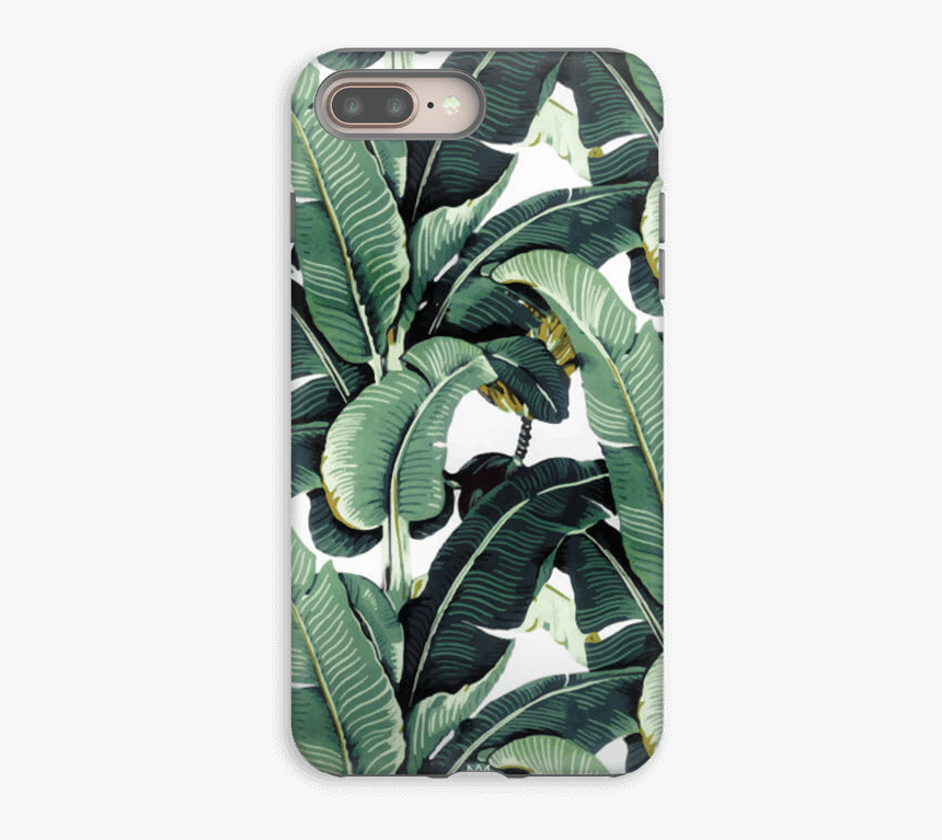 Banana Leaf Case Iphone 8 Plus Tough - Banana Leaf Computer Background, HD Png Download