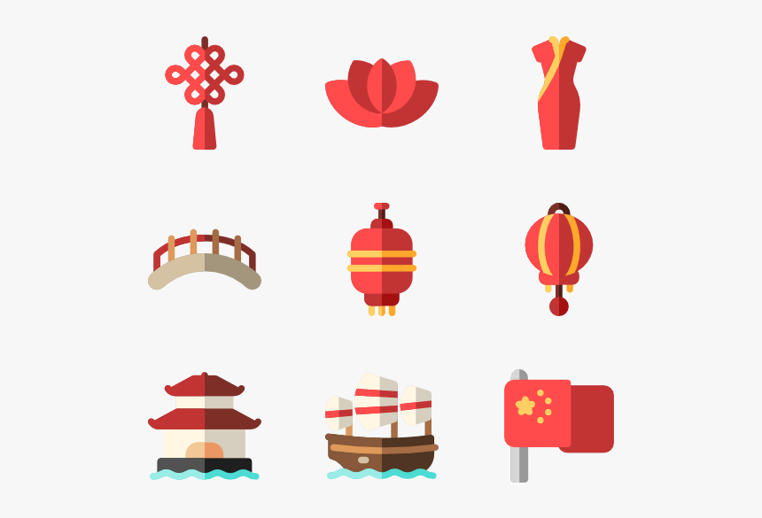 Asia Vector Colorful Building - China Icon Vector Png, Transparent Png