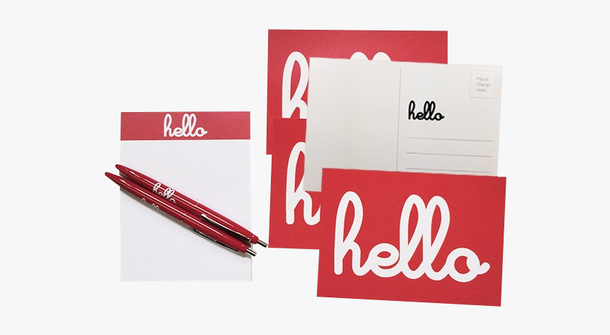 Hello Stationery Kit - Hi Hello Bye Vibes Chats, HD Png Download
