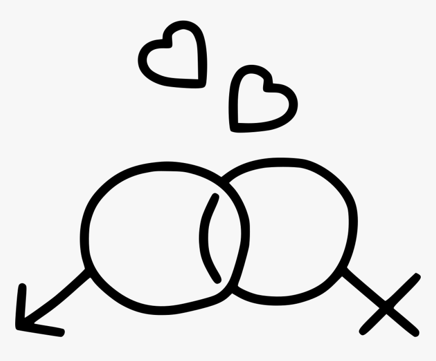 Couple Rs Marriage Heart Comments - Romantic Lgbt Png, Transparent Png