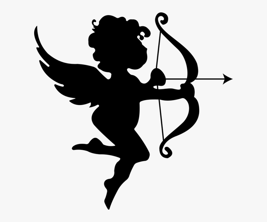 Transparent Cute Bow Png - Clipart Cupids Bow And Arrow, Png Download