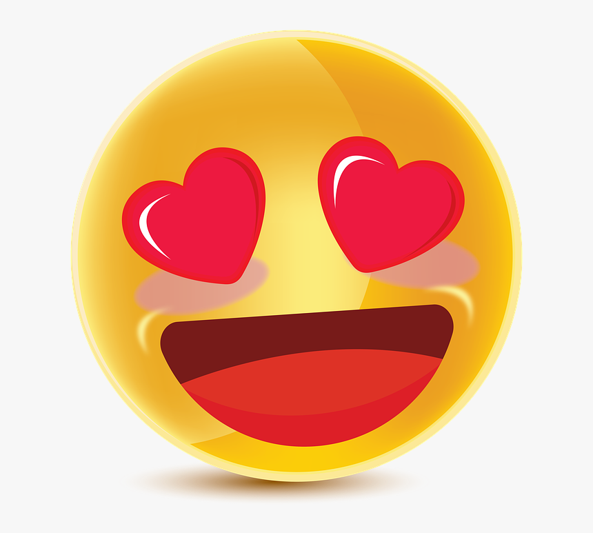 Smiley, Love, Circle, Emoticon, Emoji, Joy, Happy - Smiley, HD Png Download