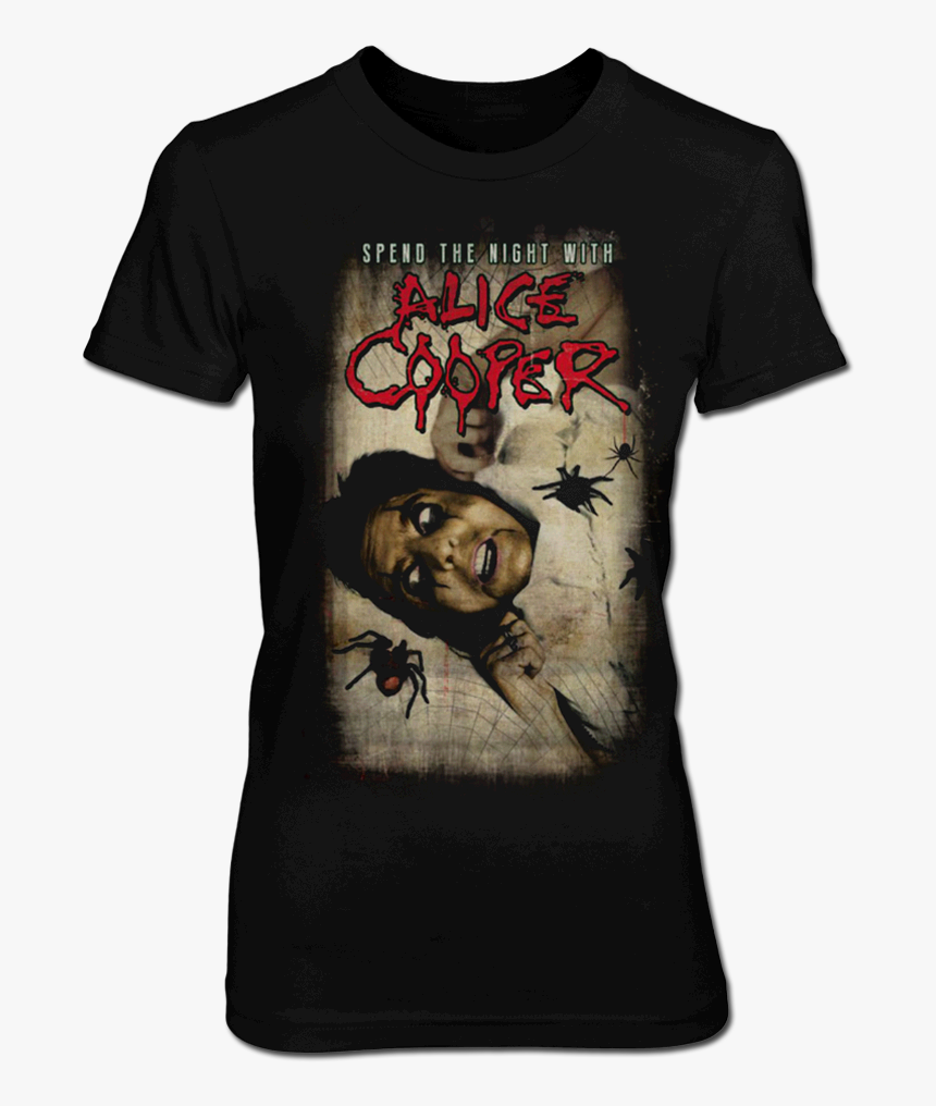 Spend The Night Spiders Women S Tee - T-shirt, HD Png Download