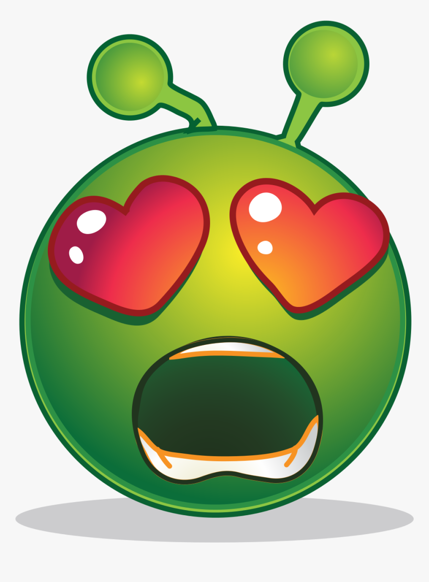 Transparent Cartoon Alien Png - Alien Smiley, Png Download
