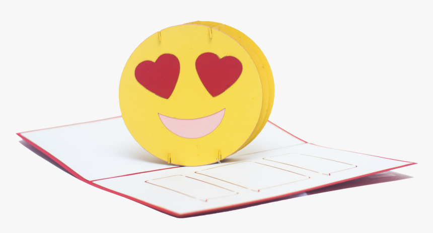 Love Emoji Pop Up Card - Smiley, HD Png Download
