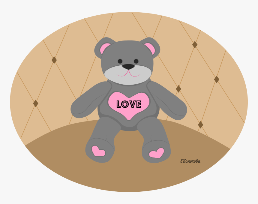 Безымянный-1 - Teddy Bear, HD Png Download