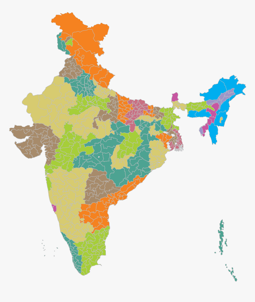 India Map Png Transparent Picture - Bikaner In India Map, Png Download