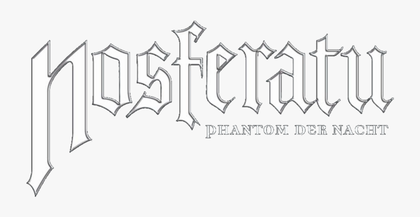 Nosferatu Phantom Der Nacht Movie Horizontal White - Graphic Design, HD Png Download
