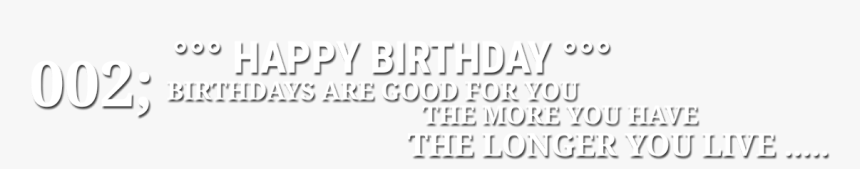 Png Text For Birthday, Transparent Png