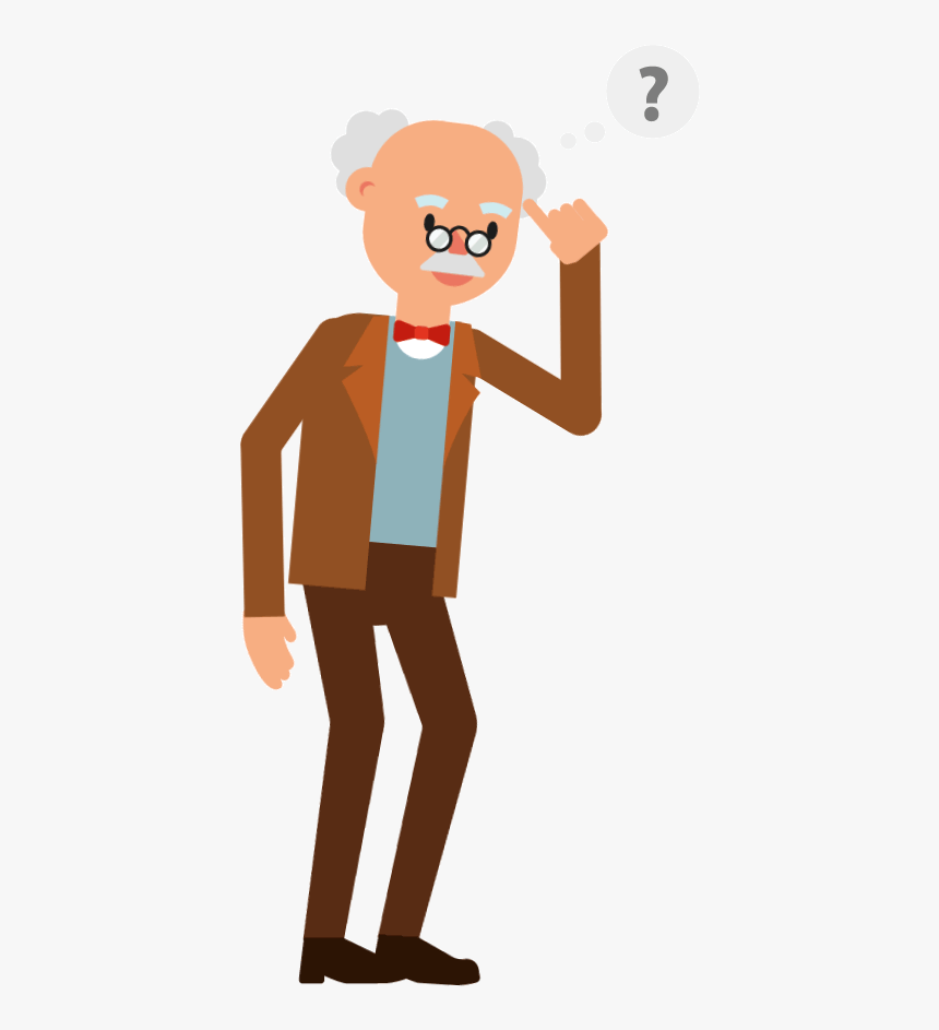 Professor Thinking Pinterest And - Illustration, HD Png Download