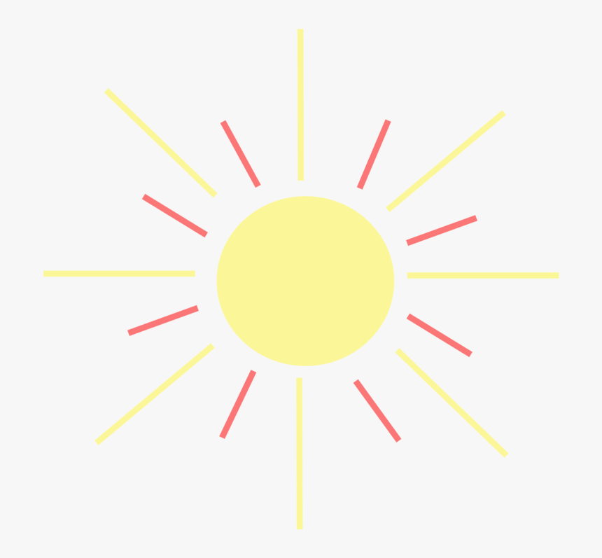 Drawing Sunlight Cartoon Ray - Circle, HD Png Download