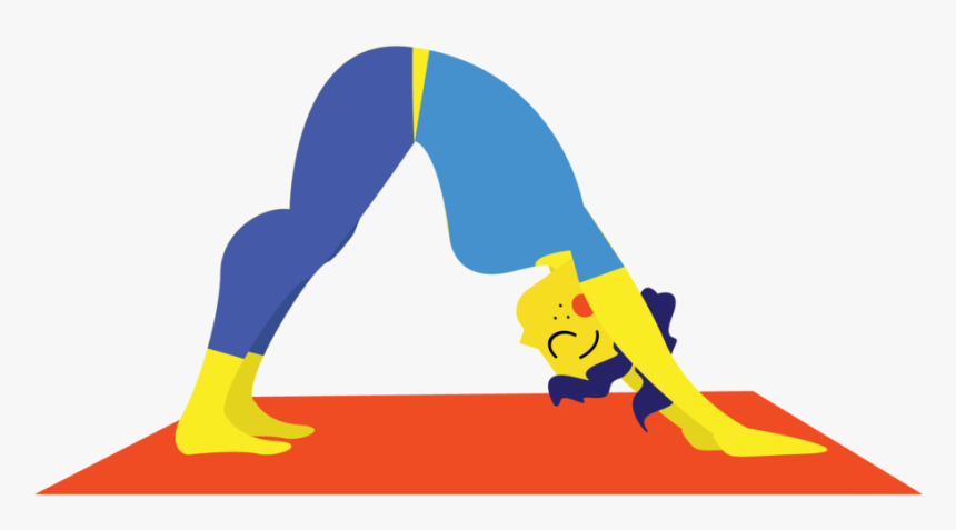 Yoga Figures-07 - Press Up, HD Png Download