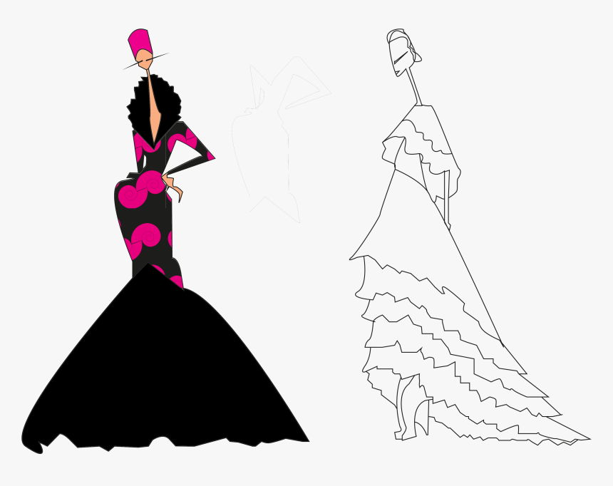 Fashion Figure - Illustration, HD Png Download