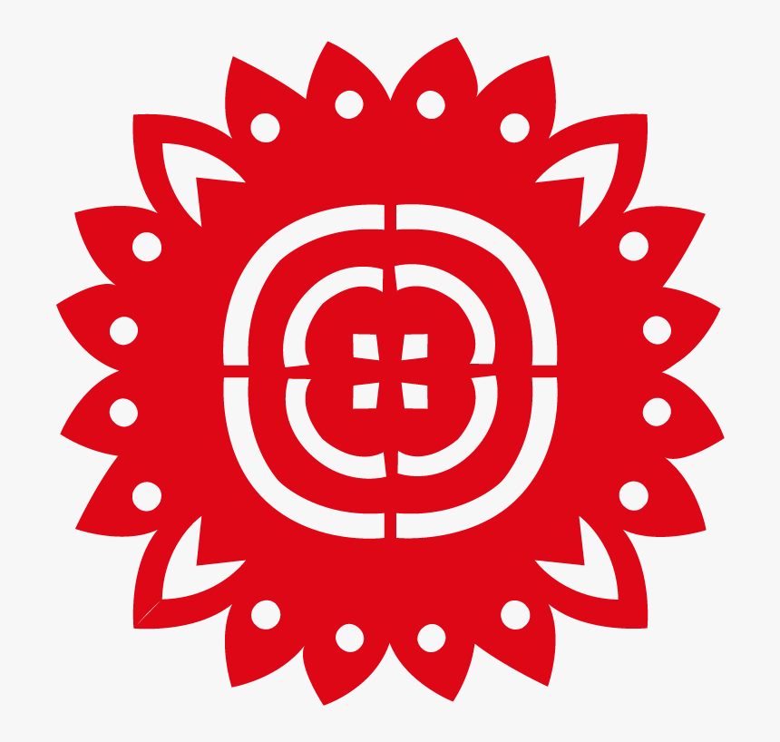 Flower New India Bullet Logo Red - Circle, HD Png Download
