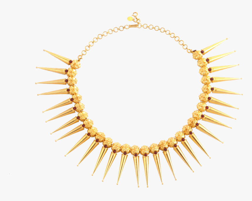 Les Muses Bm Prerna Jewellery Avni Gold Ruby 3-min - Necklace, HD Png Download