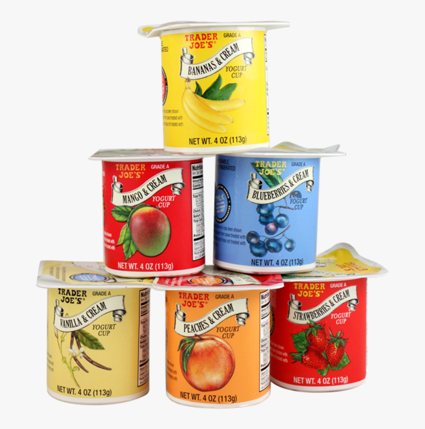 Whole Milk Yogurt Cups - Trader Joe's Brand Yogurt, HD Png Download