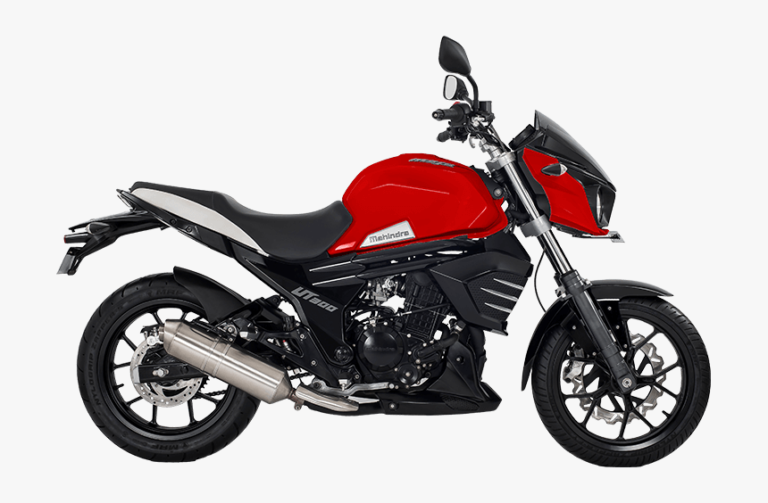 Mahindra Mojo Ut300 Red Press Right Side - Mahindra Mojo Ut 300, HD Png Download