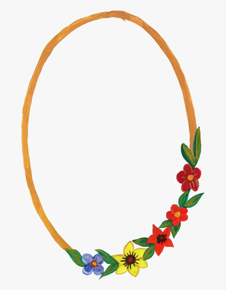 Transparent Orange Flowers Png - Orange Oval Flower Png, Png Download