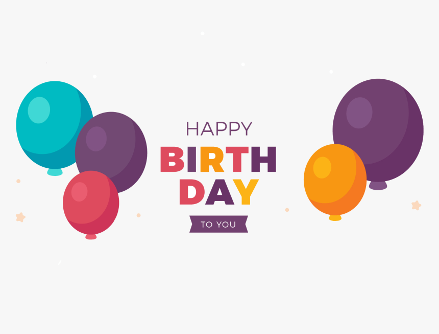 Birthday Png Text - Happy Birthday Png 2018, Transparent Png