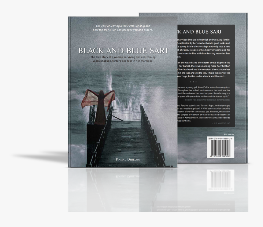 Black And Blue Sari Book, HD Png Download