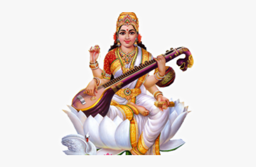 God Png Transparent Images - Sarswati Puja Image Png, Png Download