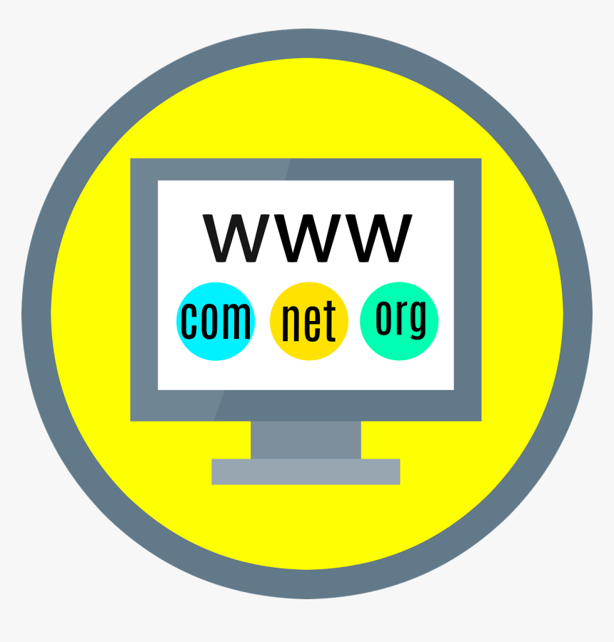 Domain, Website, Blogging, Design, Web Developer - Domain Name, HD Png Download