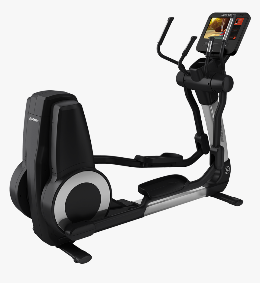 Elevation Cross Trainer With Se3hd Arctic Silver - Life Fitness Elliptical Machine, HD Png Download