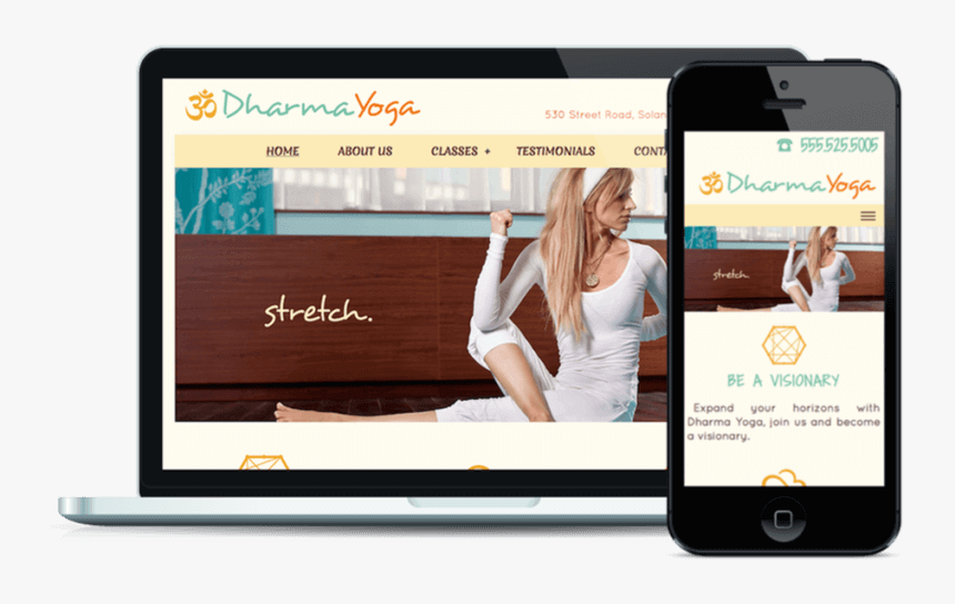 The Dharma Yoga Website Tutorial - Women Yoga Teacher, HD Png Download