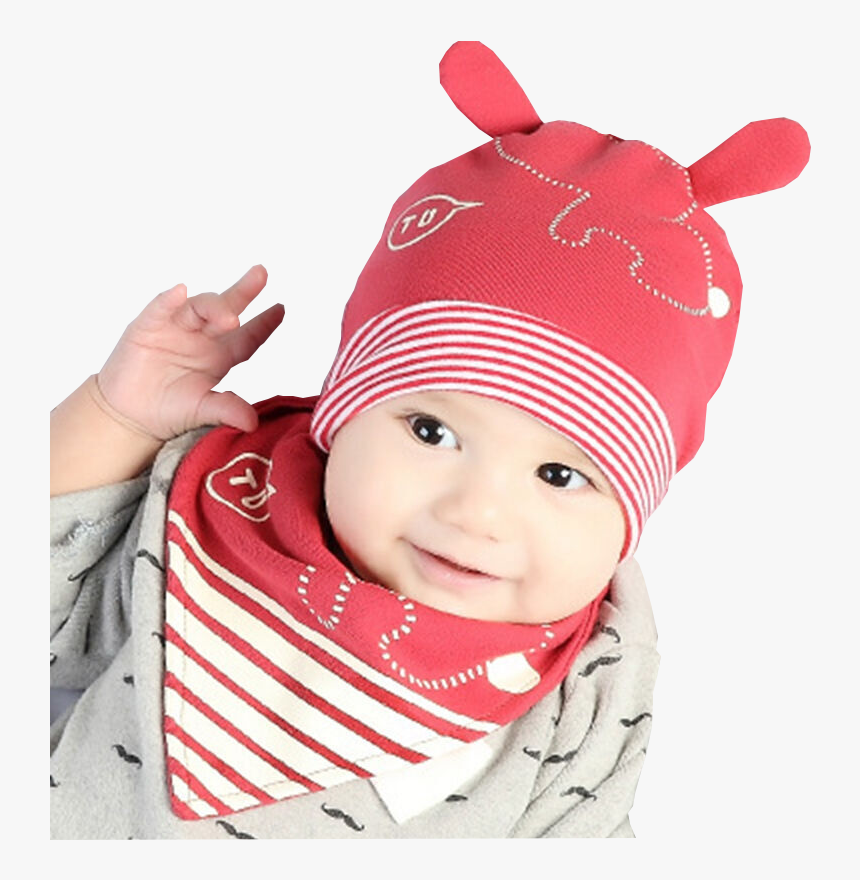 Baby Hat Spring New Baby Cotton Hat Head Cap Sleeve - Baby, HD Png Download