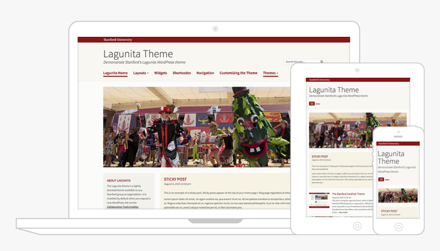 Wordpress Theme Like Stanford, HD Png Download