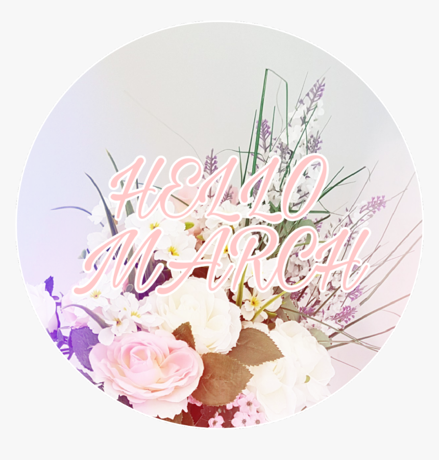 #march #welcome #hope #pink #flower #followme #spring - Bouquet Of Flowers Drawing, HD Png Download