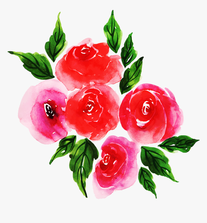 Garden Roses, HD Png Download