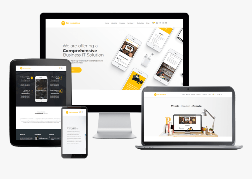 Desktop Web Design - Gadget, HD Png Download