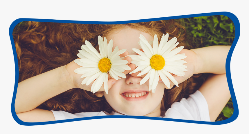 Girl With Flowers In Eyes - Felicidade Ao Sol, HD Png Download