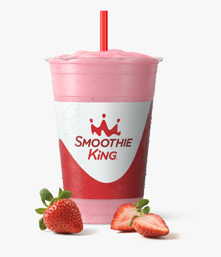 Sk Slim Slim N Trim Strawberry With Ingredients - Smoothie King Smoothie, HD Png Download