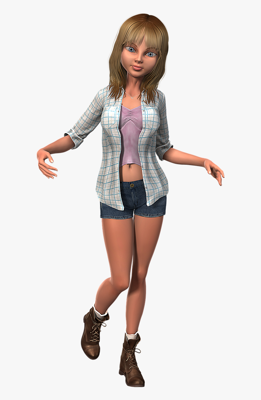 Girl Teenager Young Free Photo - Chica Adolescente Png, Transparent Png