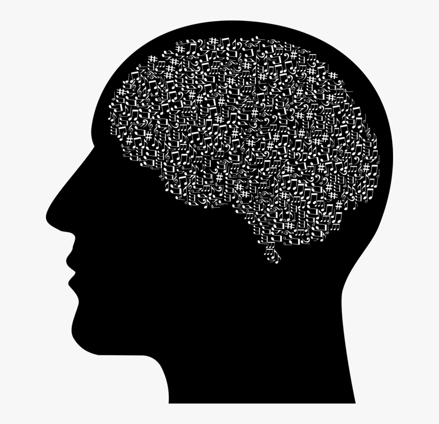Human Brain Brain Damage Human Head Mind - Man Brain Silhouette, HD Png Download