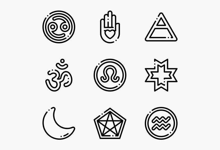 Horoscope Symbols, HD Png Download