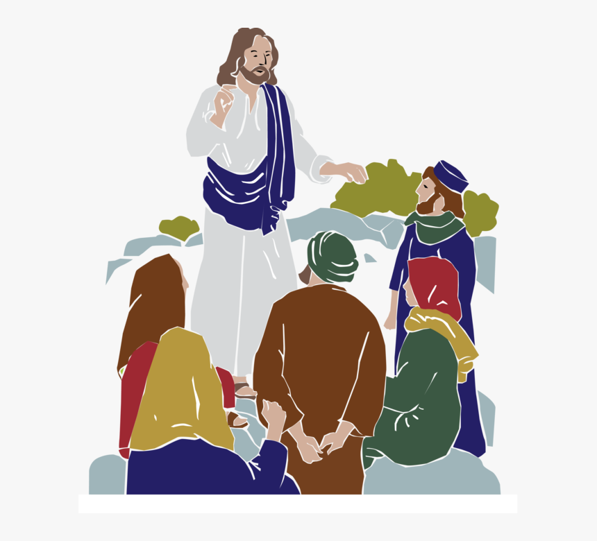Jesus Teaching Followers - Jesus Teaching Clip Art, HD Png Download