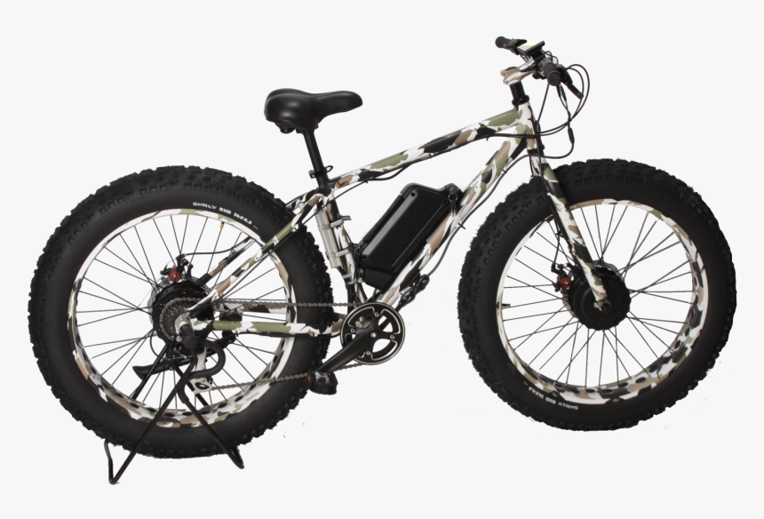 Orange And Silver Mountain Bike, HD Png Download