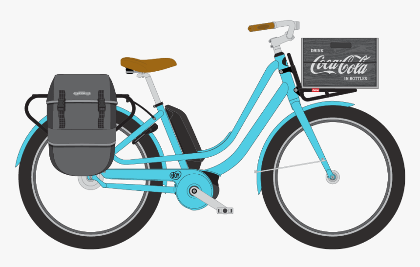 Angora White Joy E Bike, HD Png Download